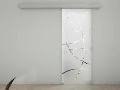 Schuifdeur In Opbouw - H205 X L73 Cm - Gehard Glas