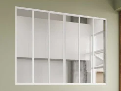 Schuifraam Van Gepoedercoat Wit Aluminium 180 X 130 Cm - Ravena