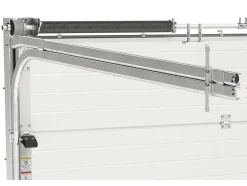 Sectionale Garagedeur - Gegroefd Effect - Centrale Loopdeur - Antraciet - Automatisch - Noria