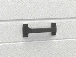 Sectionale Garagedeur Grijs Gegroefd Effect Met Motor - Noria