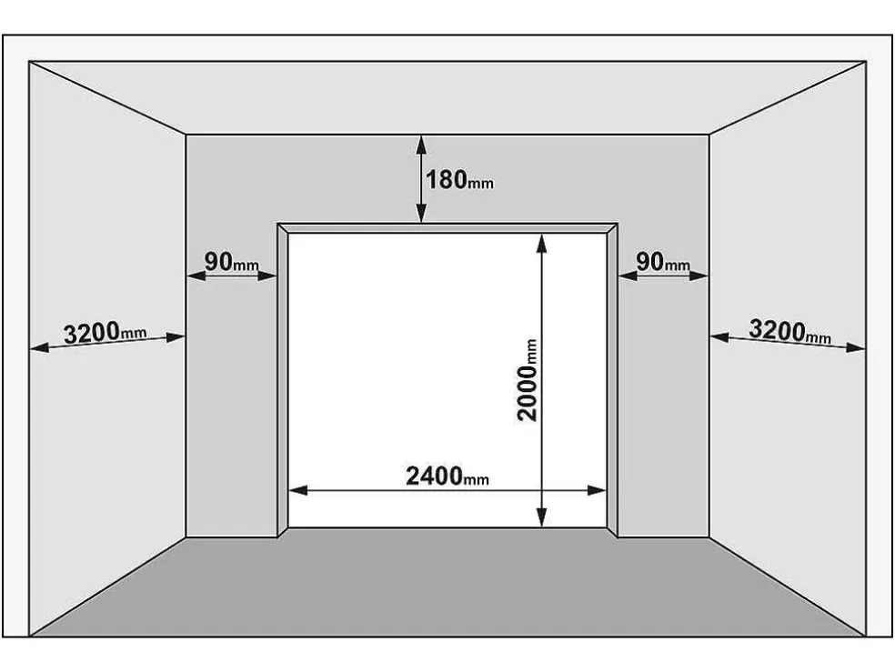Sectionale Garagedeur Houteffect Wit Met Motor - Prieta