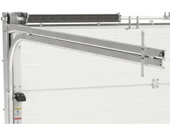 Sectionale Garagedeur Met Somfy Motor Met Centrale Loopdeur Antraciet - Caopas