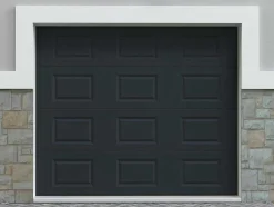 Sectionale Garagedeur Met Antraciet Cassette En Motor - Caopas