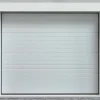 Sectionale Garagedeur Wit Gegroefd Effect Met Motor - Noria