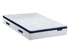 Set Bedbodem En Matras Pocketveren En Vormgeheugen Met Textuur Marquis Van Dreamea - Dikte 30 Cm - 140 X 190 Cm - Blauw