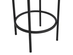 Set Van 2 Bloembakken Op Poot Van Metaal - D25 X H61 Cm En D30 X H77 Cm - Goudkleurig En Zwart - Naba