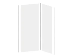 Set Van 2 Douchewandpanelen In Aluminium Inclusief Profielen - L90 Cm X L120 Cm X H210 Cm - Itziar