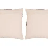 Set Van 2 Getufte En Bedrukte Kussens - 45 X 45 Cm - Katoen - Meerdere Kleuren - Magna