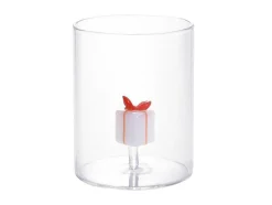 Set Van 4 Glazen Met Kerstmotieven - O7,5 X H9,5 Cm - Scopa