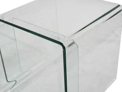Set Van 3 Inschuifbare Bijzettafels Minka - Glas