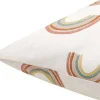 Set Van 2 Katoenen Regenboogkussens - 45 X 45 Cm - Veelkleurig - Archy