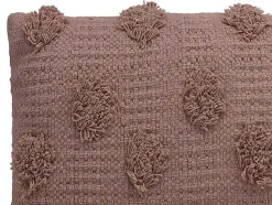 Set Van 2 Kussens 100% Getuft Katoen Jadel - 30 X 50 Cm - Oudroze