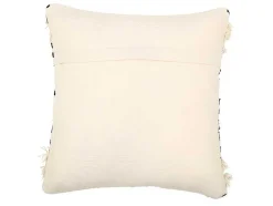 Set Van 2 Kussens Van Katoen Met Franjes Karius - 40 X 40 Cm - Geel En Beige