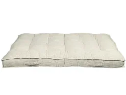 Set Van 1 Matras + 2 Palletkussens Van Ribfluweel - Beige - Baila