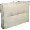 Set Van 2 Palletkussens Van Ribfluweel - L60 X D40 Cm - Beige - Baila