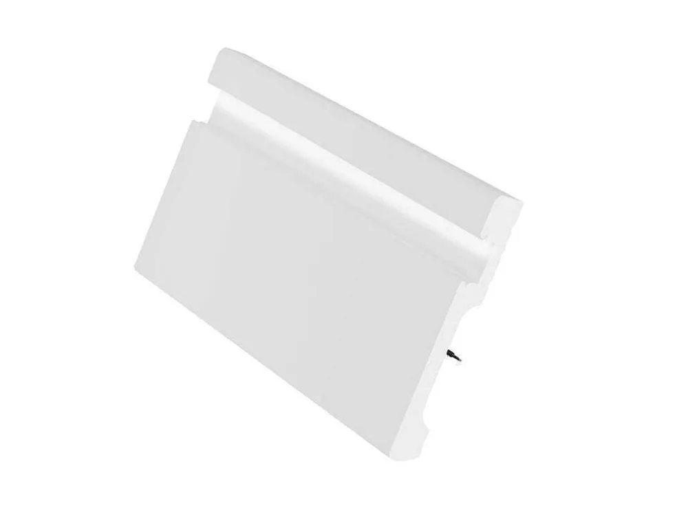 Set Van 3 Plinten Van Polystyreen L290 X H12 Cm Wit - Ateno