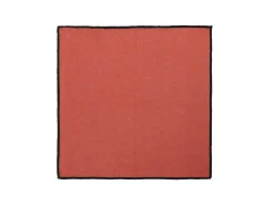 Set Van 4 Servetten Van Katoen En Linnen - 45 X 45 Cm - Terracotta - Borina