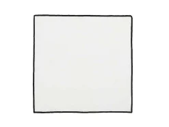 Set Van 4 Servetten Van Katoen En Linnen - 45 X 45 Cm - Gebroken Wit - Borina