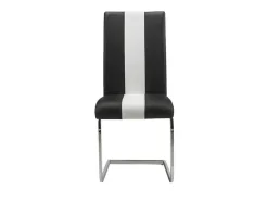 Set Van 4 Stoelen Trinity Van Kunstleer - Zwart En Wit - Van Pascal Morabito