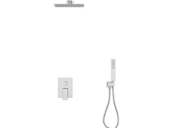 Set Van Inbouwdouche Met Mechanische Mengkraan - Geborsteld Nikkelkleurig - Tocantis