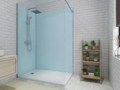 Set Van Twee Douchewandpanelen Inclusief Profielen- L90Cm X L120Cm X H210 Cm