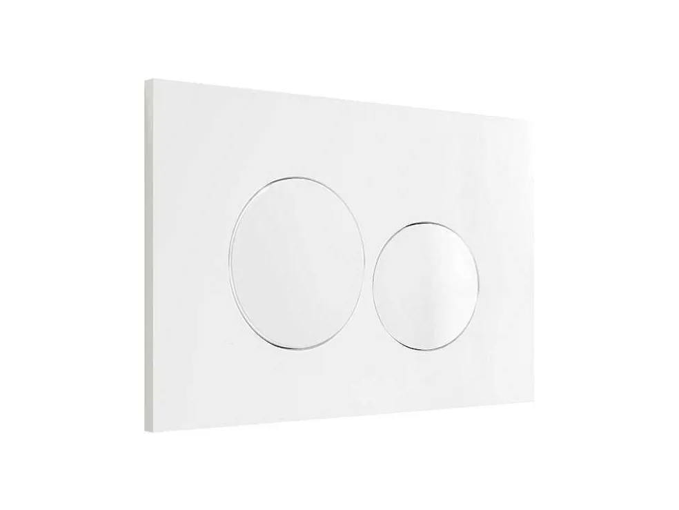 Set Voor Glanzend Witte Hang-Wc Met Voorwandsysteem En Bedieningsplaat - Javoine