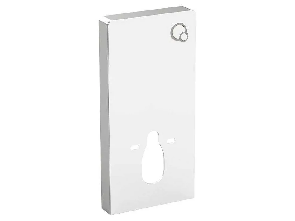 Set Voor Hang-Wc Met Decoratief Voorwandsysteem - Glanzend Wit - Javoine
