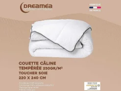 Set Zijdezacht Dekbed 220 X 240 Cm + 2 Hoofdkussens 60 X 60 Cm - Wit - Biesya