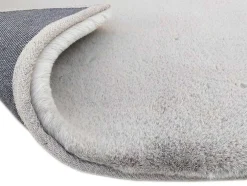 Shaggy Hoogpolig Vloerkleed Met Bontlook - 160 X 230 Cm - Grijs - Bunny