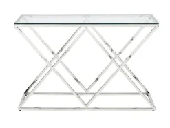 Sidetable Charlotte - Gehard Glas En Staal - Chroomkleurig - Van Pascal Morabito