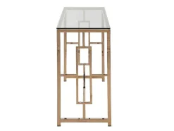 Sidetable Clotilde - Gehard Glas En Staal - Koperkleurig - Van Pascal Morabito