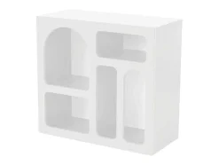 Sidetable Met 5 Nissen - Wit - Luela