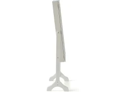 Sieradenkastje Met Spiegel Berenice - Mdf En Grenen - 120 X 39 X 30 Cm - Wit