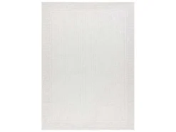 Sisal Tapijt Timo 5979 Buitenshuis Kader Wit 140X190 Cm