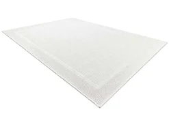 Sisal Tapijt Timo 5979 Buitenshuis Kader Wit 160X220 Cm