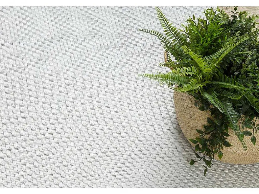 Sisal Tapijt Timo 6272 Buitenshuis Wit 200X290 Cm