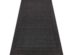 Sisal Tapijt Timo 5000 Buitenshuis Kader Zwart 80X150 Cm