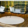 Sisal Tapijt Timo 6272 Cirkel Buitenshuis Wit Cercle 200 Cm