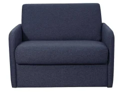 Slaapfauteuil Met Matras Van Stof Nadoa - Slaapafmeting 70 Cm - Blauw