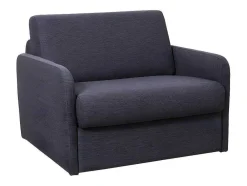 Slaapfauteuil Met Matras Van Stof Nadoa - Slaapafmeting 70 Cm - Antraciet