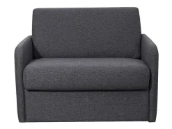 Slaapfauteuil Met Matras Van Stof Nadoa - Slaapafmeting 70 Cm - Antraciet