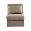 Slaapfauteuil Van Stof Lesna - Beige
