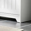 Sobuy Badkamer Onder Aanrecht, Onder Aanrecht, Onder Wastafel, Aanrecht, Gootsteen Afdekking Met 2 Deuren, 60X30X60 Cm, Wit, Bzr108-Ii-W