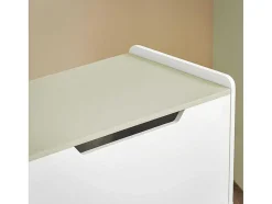 Sobuy Houten Kinderspeelgoedkist, Speelgoedkist Met Klapdeksel, Speelgoedorganizer Voor Kinderkamer Met 1 Open Vak 60 X 34 X 57 Cm, Kmb91-Gr