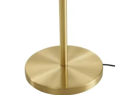Staande Lamp Van Geborsteld Messing En 3 Vintage Glazen Bollen - H148 Cm - Yukon