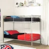 Stapelbed Duotis Ii - 2 X 90 X 190 Cm - Zilver