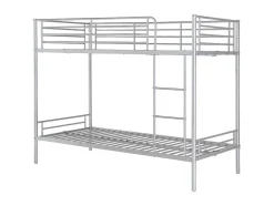 Stapelbed Duotis Ii - 2 X 90 X 190 Cm - Zilver