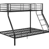 Stapelbed Elevatio Iv - 90 En 140 X 190 Cm - Staal - Zwart