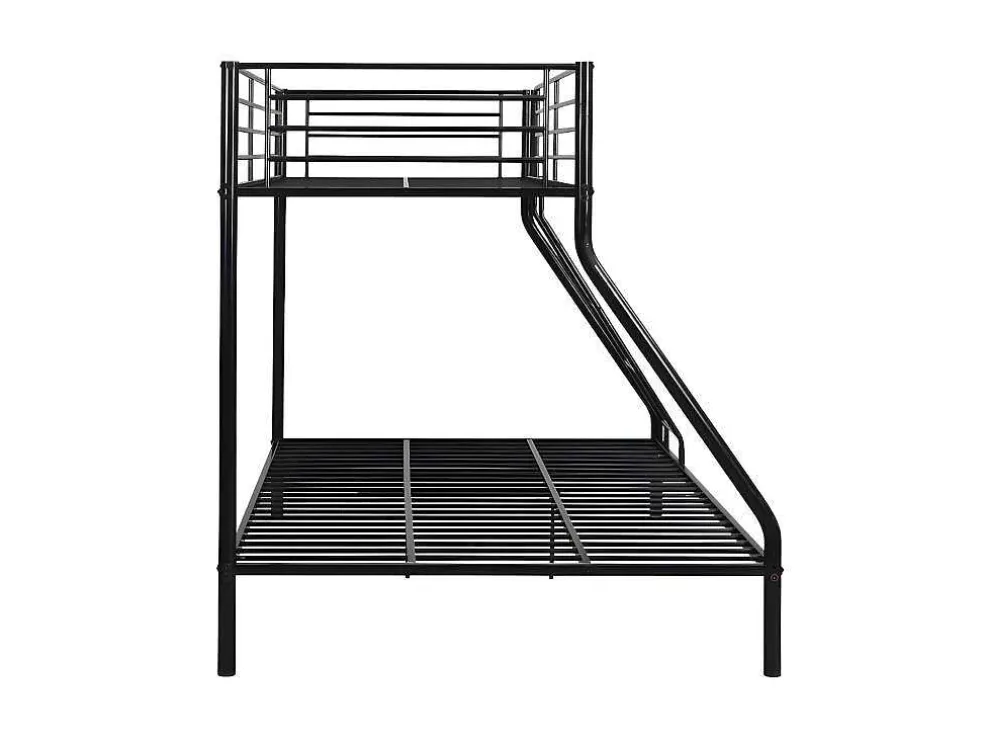 Stapelbed Elevatio Iv - 90 En 140 X 190 Cm - Staal - Zwart