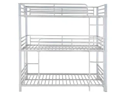 Stapelbed Elouan - 3 X 90 X 190 Cm - Grijs